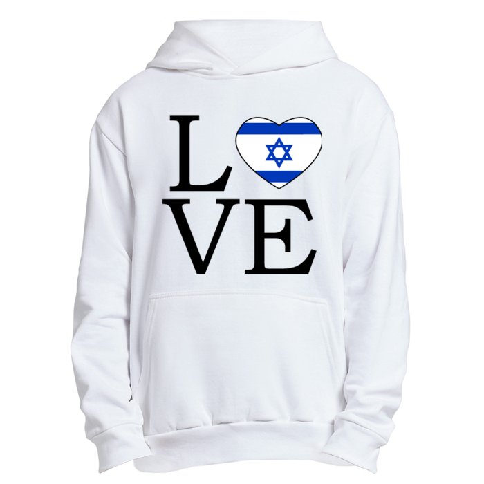 Israel Love Stand With Israel Urban Pullover Hoodie