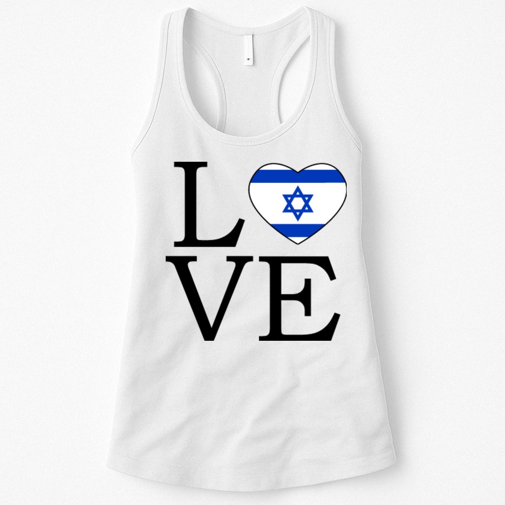Israel Love Stand With Israel Womens Tank Top