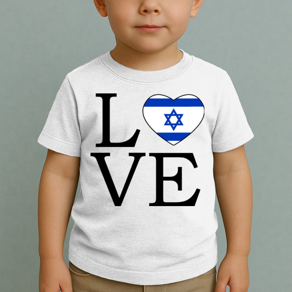 Israel Love Stand With Israel Toddler T-Shirt