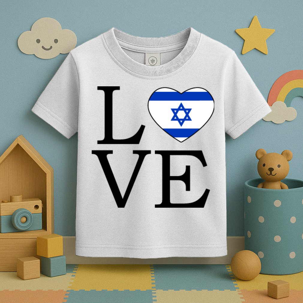 Israel Love Stand With Israel Toddler T-Shirt