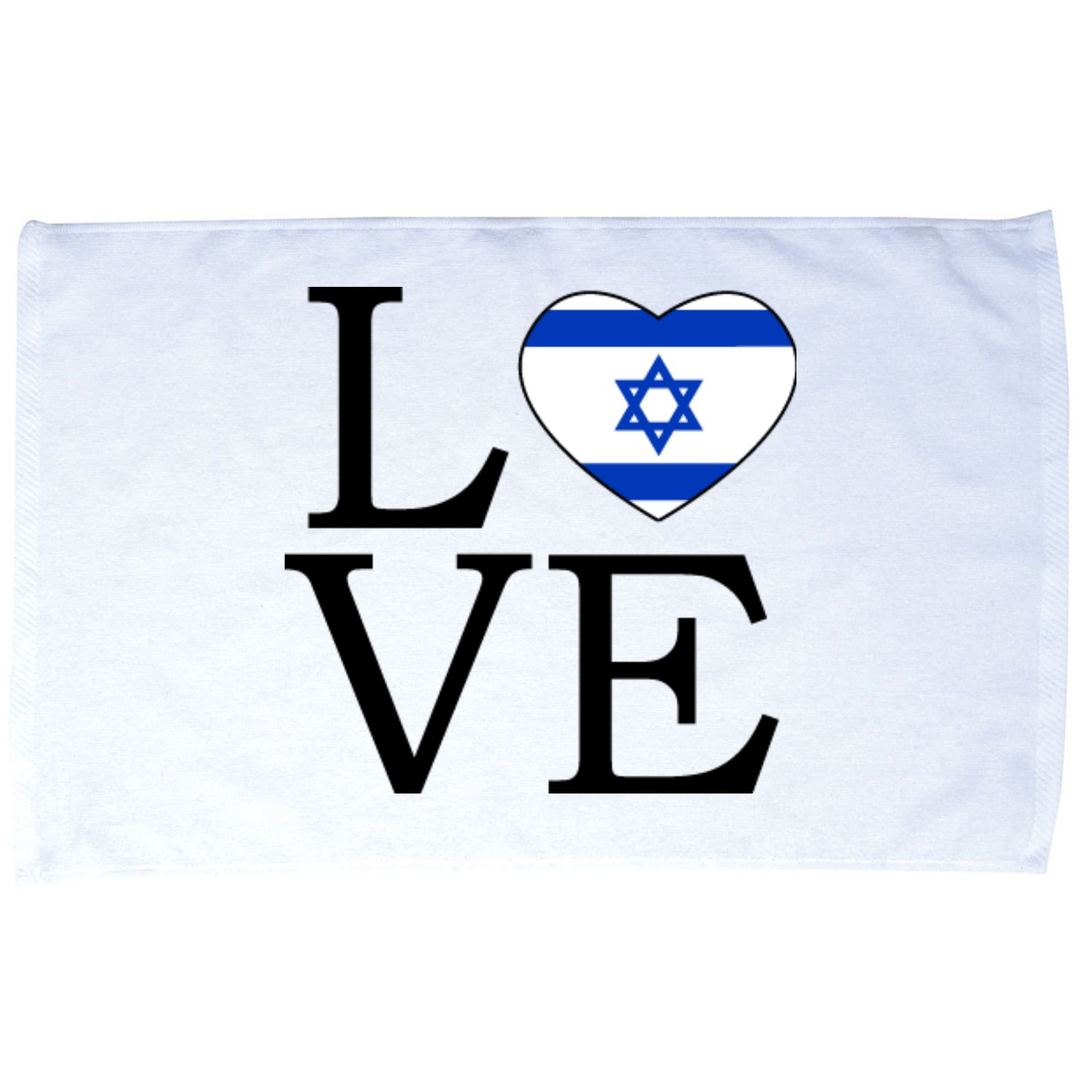 Israel Love Stand With Israel Microfiber Hand Towel