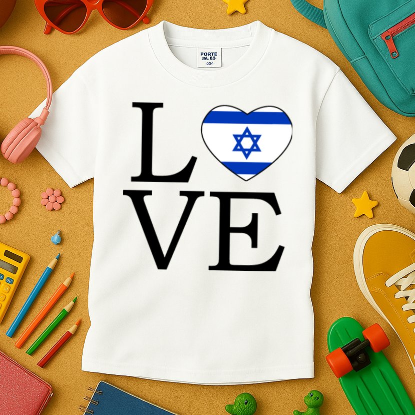 Israel Love Stand With Israel Kids T-Shirt