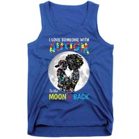 I Love Someone With Autism To The Moon And Back Cool Gift Tank Top