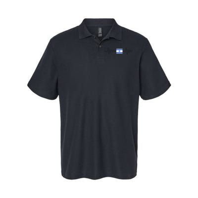 Israel Love Stand With Israel Softstyle Adult Sport Polo