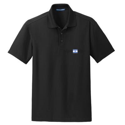 Israel Love Stand With Israel Dry Zone Grid Polo