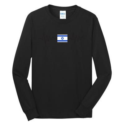 Israel Love Stand With Israel Tall Long Sleeve T-Shirt