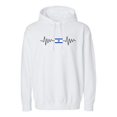 Israel Love Stand With Israel Garment-Dyed Fleece Hoodie