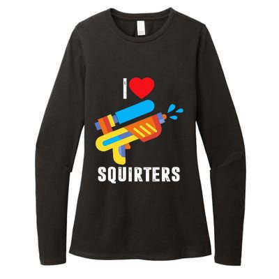 I Love Squirters Womens CVC Long Sleeve Shirt