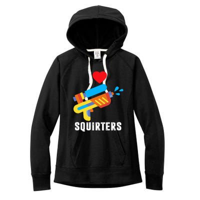 I Love Squirters Women's Fleece Hoodie