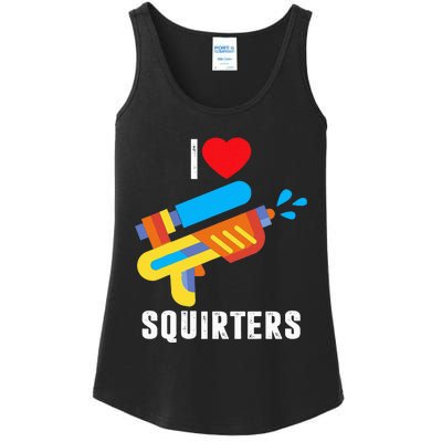 I Love Squirters Ladies Essential Tank