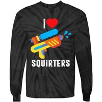 I Love Squirters Tie-Dye Long Sleeve Shirt