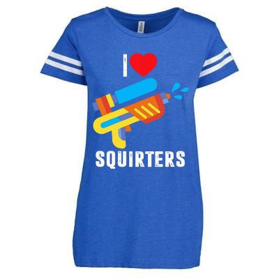 I Love Squirters Enza Ladies Jersey Football T-Shirt