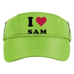 I Love Sam Adult Drive Performance Visor