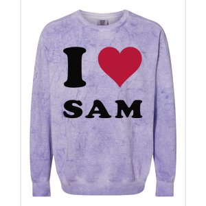 I Love Sam Colorblast Crewneck Sweatshirt