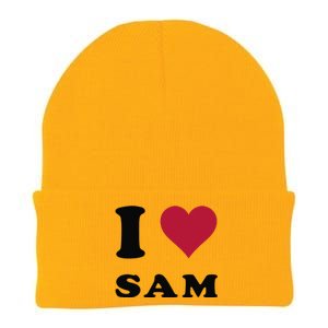 I Love Sam Knit Cap Winter Beanie