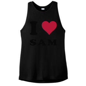 I Love Sam Ladies PosiCharge Tri-Blend Wicking Tank