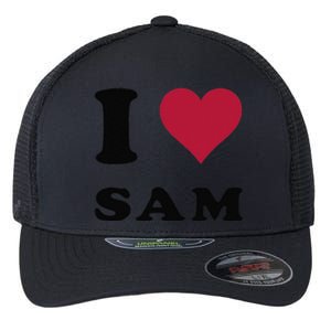 I Love Sam Flexfit Unipanel Trucker Cap