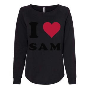 I Love Sam Womens California Wash Sweatshirt