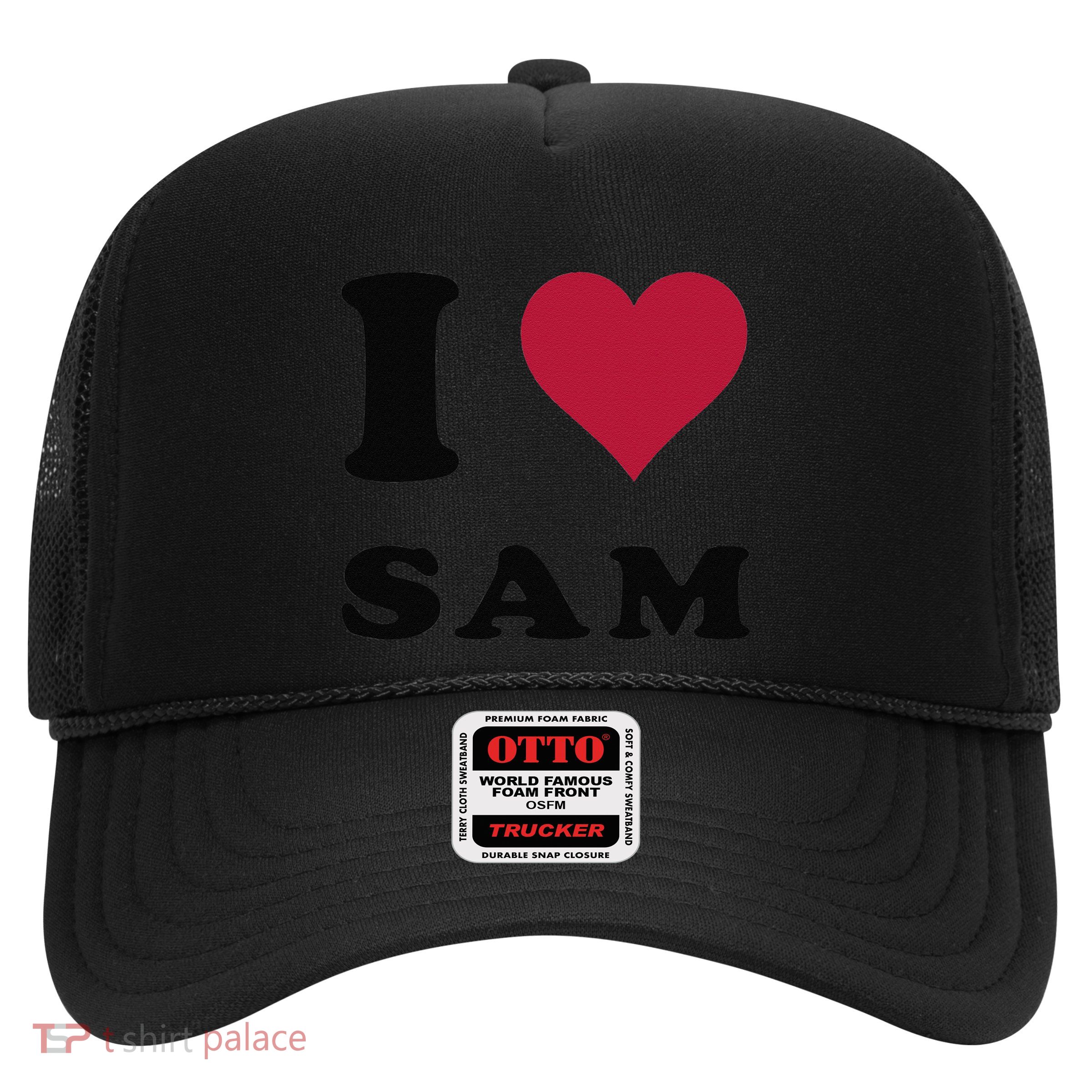 I Love Sam Trucker Hat