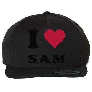 I Love Sam Wool Snapback Cap