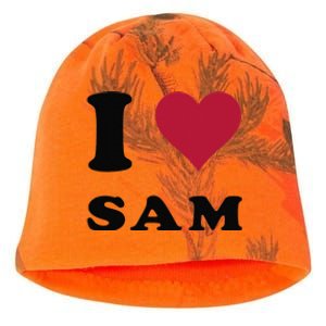 I Love Sam Kati - Camo Knit Beanie