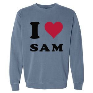 I Love Sam Garment-Dyed Sweatshirt