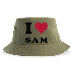 I Love Sam Sustainable Bucket Hat