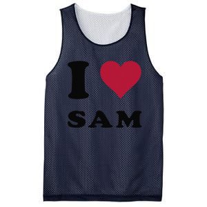 I Love Sam Mesh Reversible Basketball Jersey Tank