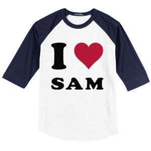 I Love Sam Baseball Sleeve Shirt