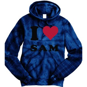 I Love Sam Tie Dye Hoodie