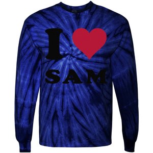 I Love Sam Tie-Dye Long Sleeve Shirt