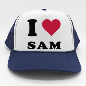 I Love Sam Trucker Hat