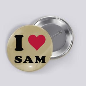 I Love Sam Button