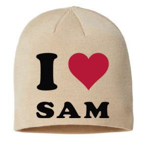 I Love Sam Sustainable Beanie