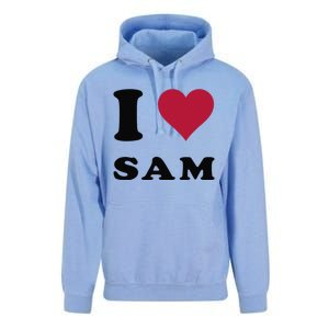 I Love Sam Unisex Surf Hoodie