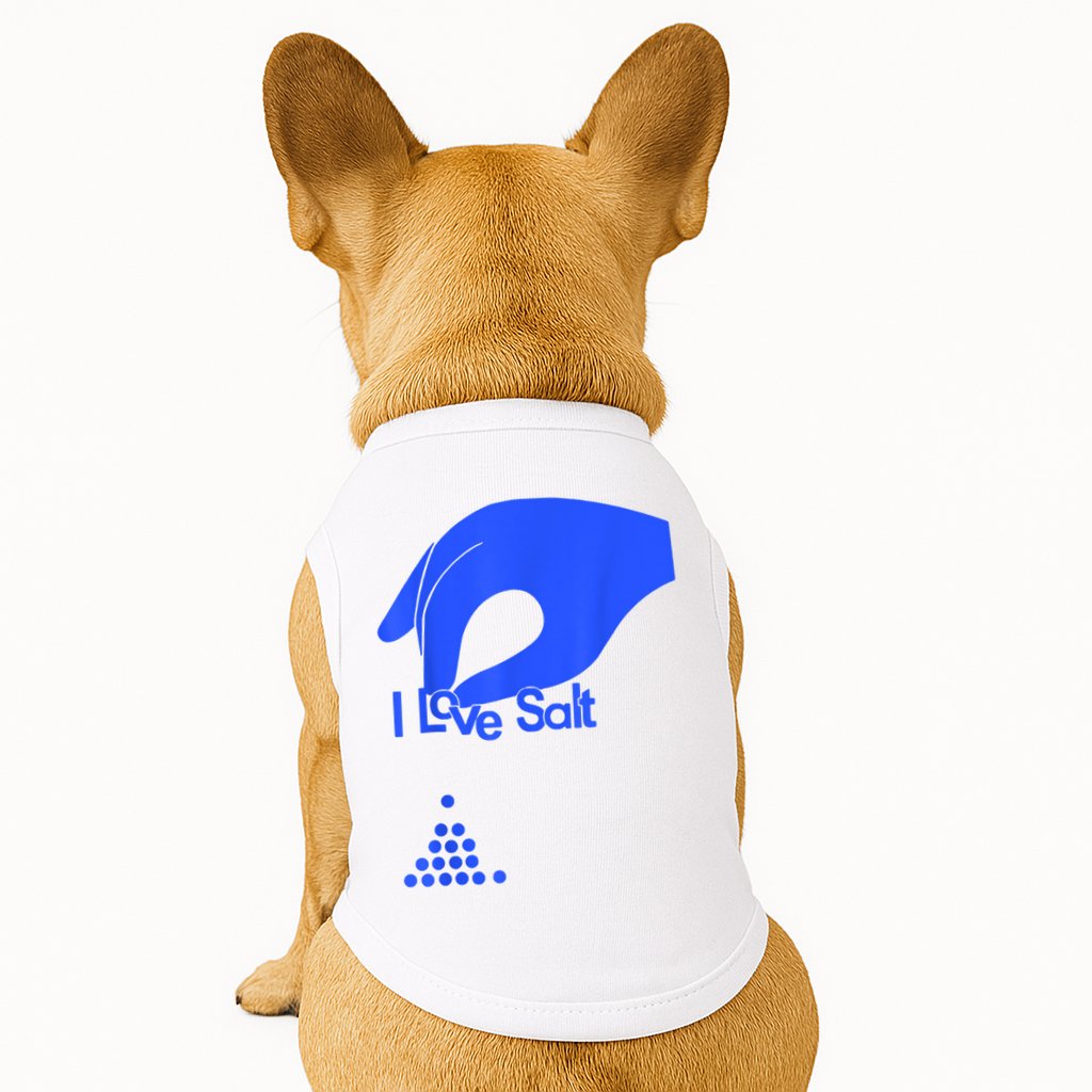 I Love Salt Tee Doggie Tank