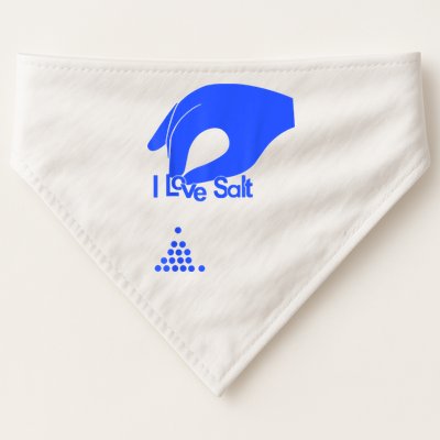 I Love Salt Tee USA-Made Doggie Bandana