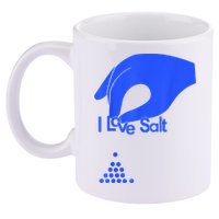 I Love Salt Tee 11oz C Handle Ceramic Mug
