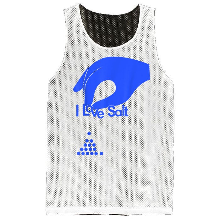 I Love Salt Tee Mesh Reversible Basketball Jersey Tank