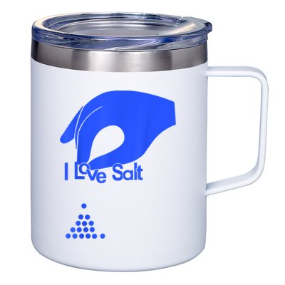 I Love Salt Tee 12oz Stainless Steel Coffee Mug