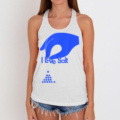 I Love Salt Tee Women's Knotted Racerback Tank