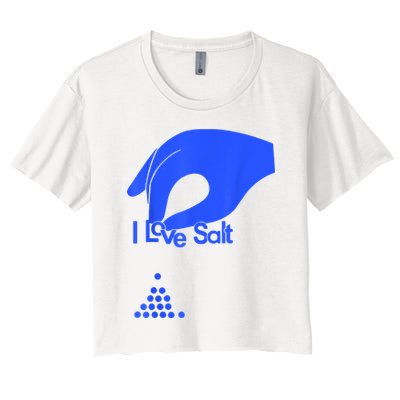 I Love Salt Tee Crop Top
