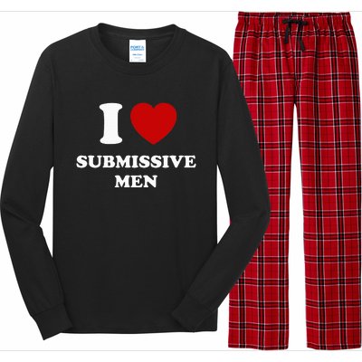 I Love Submissive M.E.N Long Sleeve Pajama Set