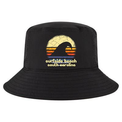 I Love Surfside Beach South Carolina Ocean Wave Sc Cool Comfort Performance Bucket Hat