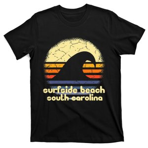 I Love Surfside Beach South Carolina Ocean Wave Sc T-Shirt