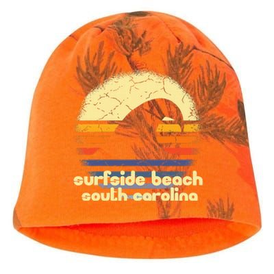 I Love Surfside Beach South Carolina Ocean Wave Sc Kati - Camo Knit Beanie