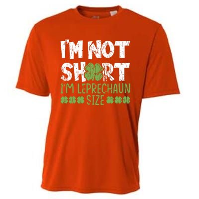 I'm Leprechaun Size I Am Not Short I Am Leprechaun Size Cute Gift Cooling Performance Crew T-Shirt