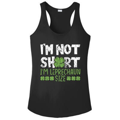 I'm Leprechaun Size I Am Not Short I Am Leprechaun Size Cute Gift Ladies PosiCharge Competitor Racerback Tank