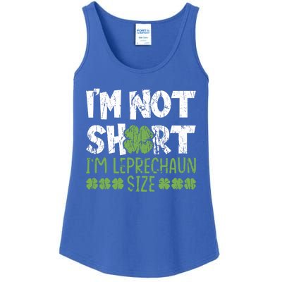 I'm Leprechaun Size I Am Not Short I Am Leprechaun Size Cute Gift Ladies Essential Tank