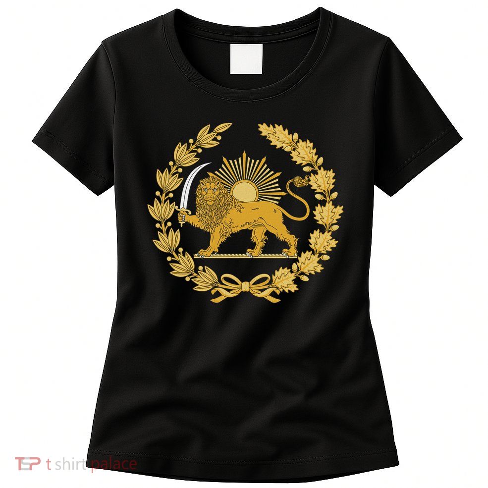 Iran Lion Sun Achaemenid Empire Safavid Dynasty Women's T-Shirt